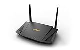 Asus RT-AX56U Home Office Router (Ai Mesh WLAN System, WiFi 6 AX1800, Gigabit LAN, AiProtection, USB 3.0, VPN, PPTP, OpenVPN)