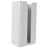 Hoement Taschentuchbox für die Wand Badetuchhalter Aufbewahrungsregal für Gewebe Badezimmer-Organizer Serviettenspender für den Haushalt Badezimmerpapierhalter Papiertuchspender Weiß