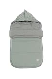 KAISER 65785556 TIFFY JERSEY Sommer Fußsack, Perfekt für warme Tage geeignet, 6-36 Monate, Fb. slit green