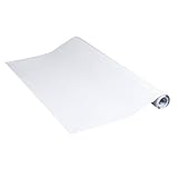 Venilia Klebefolie | Uni Matt Weiß, 45cm x 2m | selbstklebende Möbel-Folie, Dekofolie, Tapete, Küchenfolie | PVC ohne Phthalate | Made in EU