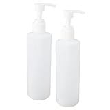 2 x Massageölwärmer, Ersatzflasche, 250 ml nachfüllbare Behälter, leere Shampoo-Pumpflaschen, Spender für Lotion-Heizung