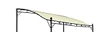 Ersatz Dachplane für Anbaupavillon MANTOVA XL 300x300cm, wasserdicht ecru