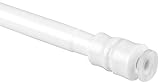 Bestlivings Klemmstange (Weiß) mit Schraubtechnik ausziehbar 80-120 cm, Gardinenstange zum Klemmen, für leichte Gardinen, kein Bohren und kein Kleben