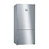 Bosch KGN86AIDP Serie 6 XXL-Kühl-Gefrier-Kombination, 186 x 86 cm extra breit, 479 L Kühlen + 140 L Gefrieren, Home Connect-fähig, VitaFresh plus 2x längere Frische, NoFrost nie wieder abtauen