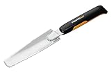 Fiskars Unkrautstecher für tief verwurzeltes Unkraut, Länge: 39,6 cm, Schwarz/Orange, Rostfreier Stahl/Kunststoff, Xact, 1027046