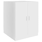 vidaXL Waschmaschinenschrank Badschrank Badmöbel Badezimmerschrank Schrank Badezimmermöbel Trocknerschrank Weiß 71x71,5x91,5cm