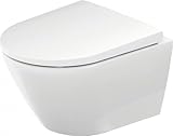 Duravit Wand WC D-Neo weiß, 480mm, rimle Tiefspüler, Abgang waagerecht, 4,5L
