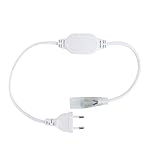 LEDKIA LIGHTING Gleichrichterstromkabel IP65 LED-Streifen 220V AC Schnitt jede 25/100cm, LED Strip, LED Leiste, LED Band, LED Beleuchtung, LED Lichtleiste, LED Lichtband