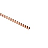 MACHSWON Kupfer-Rundrohr T2 Kupferrohre 22 mm Außendurchmesser 1 mm Wandstärke 200 mm Länge nahtloses, gerades Rohrrohr