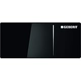 Geberit Betätigungsplatte Sigma 70 (Ersatzteil, Farbe Glas schwarz, für 2-Mengen-Spülungen) 242813SJ1