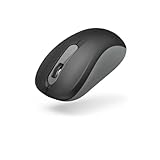 Hama kabellose Maus für Links- und Rechtshänder (3 Tasten, 2,4 Ghz, mit USB-Nanoempfänger, 1600 dpi, optische Maus, für Notebook und PC) anthrazit / schwarz