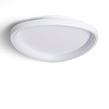 LEDKIA LIGHTING Plafón LED 20W Ovalado Metal Ø420 mm CCT Seleccionable Owen CCT Schwarz