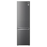 LG GBP62DSNCN1, Klasse C, 384 L, Kühl-/ Gefrierkombination, Frische Features, Kühlschrank mit Gefrierfach und Innendisplay, DoorCooling+, LINEARCooling, 59,5 x 203 x 67,5 cm ꟷ Dark Graphite