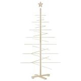 vidaXL Weihnachtsbaum Holz zum Schmücken 150 cm Massivholz Kiefer