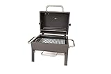 ACTIVA Tischgrill Holzkohle Angular ToGo I Camping Grill mit Deckel & Thermometer I Mini Grill ein gelungenes Barbecue