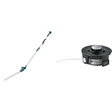 Makita DUN461WZ Akku-Heckenschneider 46 cm 18V (ohne Akku, ohne Ladegerät) & 1-Fadenkopf Tap&Go 1,6mm 195858-1 Silber