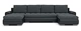 Sofini Ecksofa Tokio III mit Schlaffunktion! Best ECKSOFA! Couch mit Bettkästen! (Cas 574+ Soft 11)