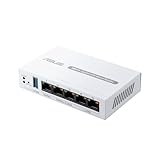 ASUS ExpertWiFi EBG15 Gigabit VPN Router, 5 Ports, Multi-WAN, Lastausgleich, VLAN, AiMesh, AiProtection Pro, Weiß