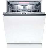 Bosch SMV4EVX15E Serie 4, Geschirrspüler Vollintegriert, 60 cm breit, Bestecksystem, Efficient Dry; VarioSchublade; 3-fach Rackmatik; Silence Plus; Home Connect