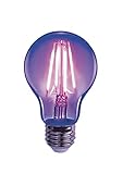 SYLVANIA Schwarzlichtlampe E27 LED | UV-Lampe | Retro Party blacklight A60