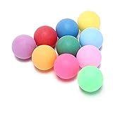 Generisch Beer Pong Bälle, 10/25/50 Stück Colored Pong Balls, Tischtennisbälle aus Kunststoff, ohne Aufdruck, Ping Pong Bälle, 40 mm, bunt (25PC)