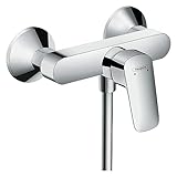 hansgrohe Logis - Duscharmatur Aufputz für 1 Verbraucher, Mischbatterie Dusche, Einhebelmischer, Chrom, 71600000