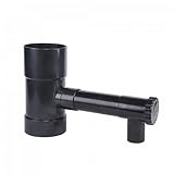 Regensammler Wassersammler für Fallrohr Fallrohfilter Fallrohr Wasserfänger Regenfässer (100mm Anthrazit)