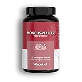 vitaoutlet | Mönchspfeffer Kapseln | 120 Stück | 4:1 Extrakt aus Original Vitex Agnus Castus | hochdosiert mit 10mg je Kapsel | ohne unnötige Zusätze | vegan, laborgeprüft | produziert in Deutschland