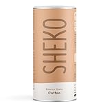 SHEKO Kaffee Mahlzeitersatz Shake - 25 cremige Eiskaffe Shakes pro Dose - Nur 200kcal, Glutenfrei & Natürlich lecker - Diät Shakes zum Abnehmen