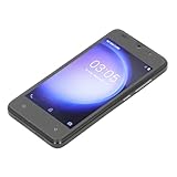 Yctze Entsperrtes Smartphone mit 5,0-Zoll-HD-Bildschirm, 4 GB RAM, 32 GB ROM, Zwei 8-MP-Kameras, Gesichtserkennung, Ultraschlankes Design, 12 (BLACK)