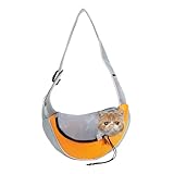 Kleine Hundetragetasche, Hundetragetasche, Freihändige Reise-Welpentragetasche, Verstellbarer, Sicherer Sling Bag, Hundetragetasche Zum Tragen Hunde Und Katzen, Bis Zu 6 Kg