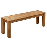 Krok Wood Sitzbank aus Massivholz in Buche (Bonn 140x35x45 cm)