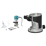 ELECTRIC MILLING-CUTTING MACHINE 710W MAKITA RT0702C & 196613-4 Compact Router Trimmer Base
