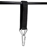 Boxsack Halterung Robuster Taschen-Aufhänger Schwarz Hanging Strap Befestigung Nylonband mit Karabinerhaken für Boxsäcke