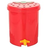 VOSAREA Mini-Erdbeer-Mülleimer kleiner Mülleimer Papierkorb in Cartoon-Form Schreibtisch-Mülleimer lagercontainer rubbish bin Desktop-Mülleimer kreativer Papierkorb Plastik