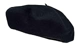 Balke Herren Baskenmütze Barett, Farbe:schwarz, Größe:59