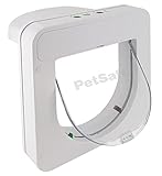 PetSafe Petporte smart Flap Mikrochip Katzenklappe, Automatischer Zugang mit Chip-Erkennung, Für Katzen bis 7 kg