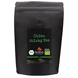 baba GOURMET - Original Bio China Fine Oolong Tee lose 250 g - 100% naturrein in Bio-Qualität - Loser Tee ohne Zusätze und ohne Aromastoffe im Aroma-Beutel