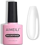 AIMEILI 7-in-1 Builder Gel In a Bottle Quick Building Nail Gel Builder Base UV LED Nail Extension Gel Nagelverlängerung Gel Clear 10ml