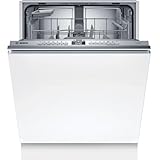 BOSCH SBV4HTX00E XXL-Geschirrspüler Serie 4, vollintegrierte Spülmaschine mit Besteckkorb, 60 cm, Home Connect, Extra Trocknen, Flex Körbe, Rack Matic, Silence Plus