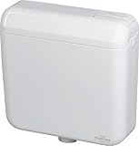 Evenes WC Aufputz Spülkasten mit 2-Mengen-Taste 6-9/3-4,5 L weiss tiefhängend 420x390x135 mm WC Bad Badezimmer