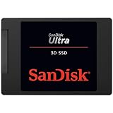 SanDisk Ultra 3D SSD 500 GB interne Festplatte (SSD intern 2,5 Zoll, stoßbeständig, 3D NAND-Technologie, n-Cache 2.0-Technologie, 560 MB/s Übertragungsraten) Schwarz