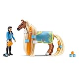 schleich HORSE CLUB 42585 Sofia's Beauties 18-Teiliges Pferde-Beauty-Set - Reiterin Kim und Pferd mit Mähne und Schweif zum Striegeln plus Zubehör, Pferde Spielzeug ab 5 Jahren