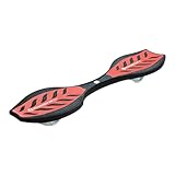 Razor RipStik Air Pro - Caster Board für Kinder ab 8 Jahren mit 360° Lenkung, Wave Board mit Anti-Rutsch-Griffband, verstärktes Polymer, kompaktes & leichtes 2-Rad Board - Rot