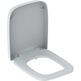 Geberit Renova Plan WC-Sitz, Absenkautomatik, Befestigung von oben, Quick-Release-Scharniere, 500.832.00.1