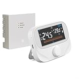 SMZhomeone Thermostat RF Boiler Thermostat für Tuya Smart Wireless Wifi Programmierbares Raumthermostat Intelligenter Timer Thermostat Automatischer Bildschirm Off118 x 86 x 24 mm (WiTH3-WIFI)