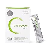 DETOX Slim Entwässern | Grüner Tee, Mariendistel, Ingwer, Artischocke, Cactinea, Vitamin C und Zink | Entschlackt den Körper, Gewichtskontrolle. Flüssigkeitsretention.20 sticks. UNIK Health&Nutrition