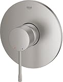 GROHE Einhand-Brausebatterie Essence 24168_1, Fertigmontageset für GROHE Rapido SmartBox, Professional Edition, supersteel