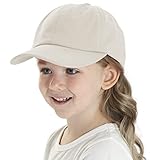 CNAFGBGG 1pc Kleinkind Baseball Cap Baby Sommerhut Baumwoll Sport Baseball Cap für 2-6 Jahre Jungen Mädchen Beige M.