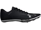 Under Armour Kick Sprint Track Spikes für Erwachsene, Schwarz-Weiß-Grau, EU 41